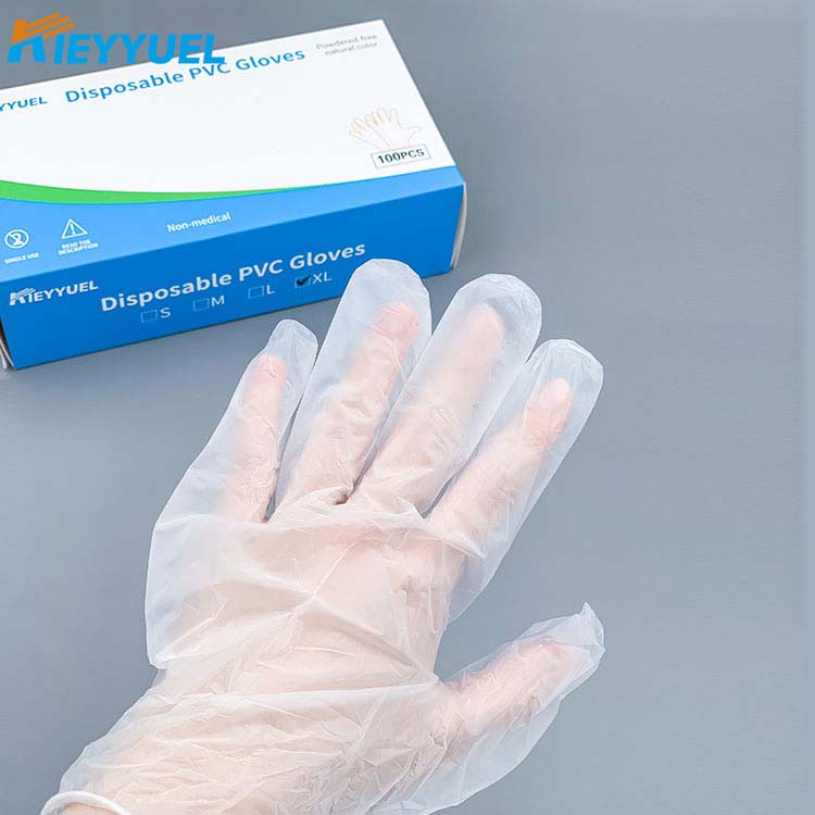 Guantes de PVC desechables